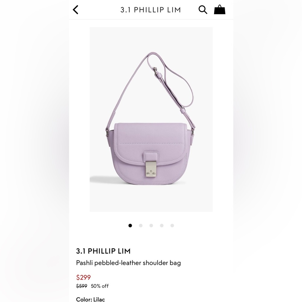 3.1 Phillip Lim Pashli Leather Saddle Crossbody Bag